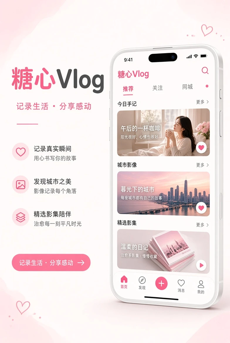 糖心Vlog APP服务页面